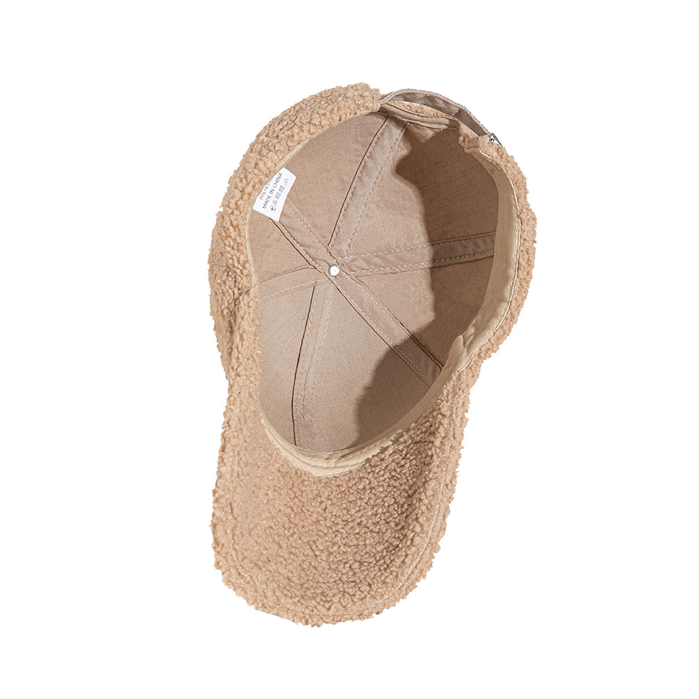 Lamb Wool Baseball Cap4