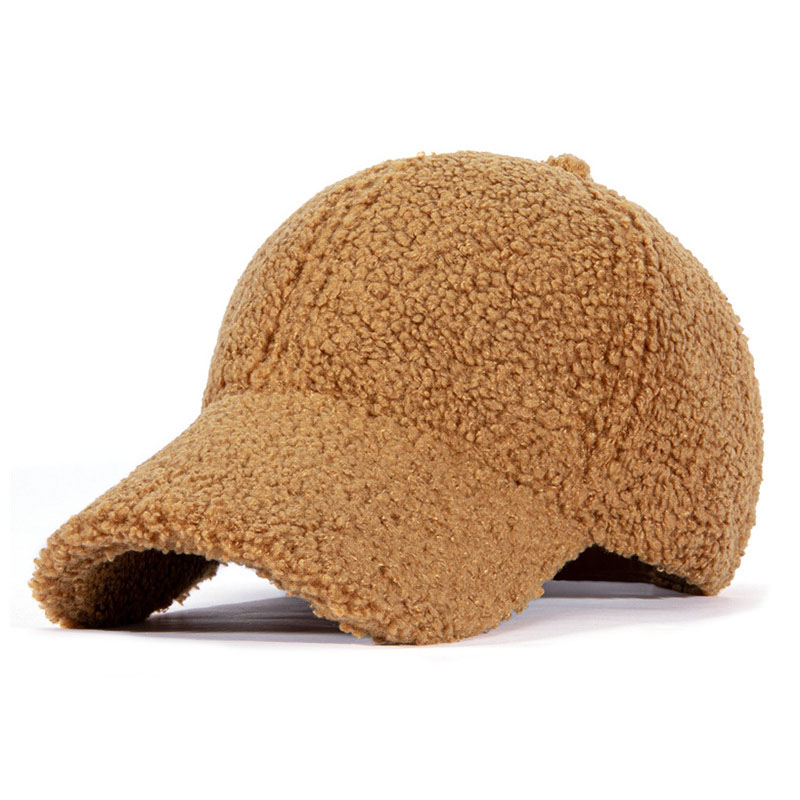 Lamb Wool Cap Brown