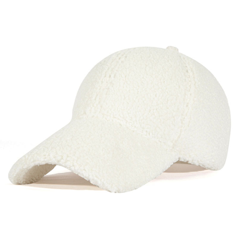 Lamb Wool Cap White